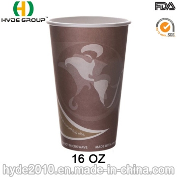 16oz Single Wall Disposable Coffee Paper Cup (16oz-10)